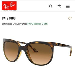 Authentic Ray-Ban Cat Eye Sunglasses